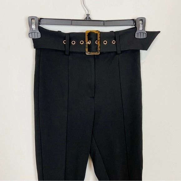 MAJORELLE Burnett Belted Pants in Black - Picture 3 of 11